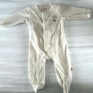 Magnetic Me Velour Footie One Piece